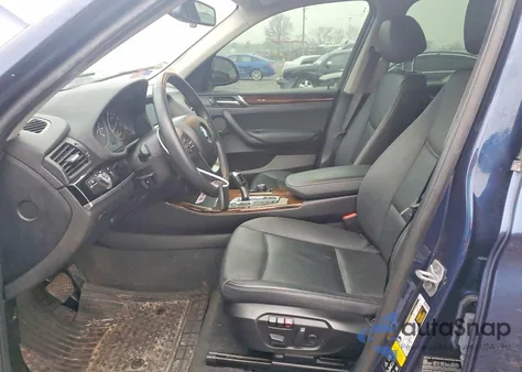 2017 BMW X3 xDrive28I из США, поврежденный, VIN 5UXWX9C30H0W75468